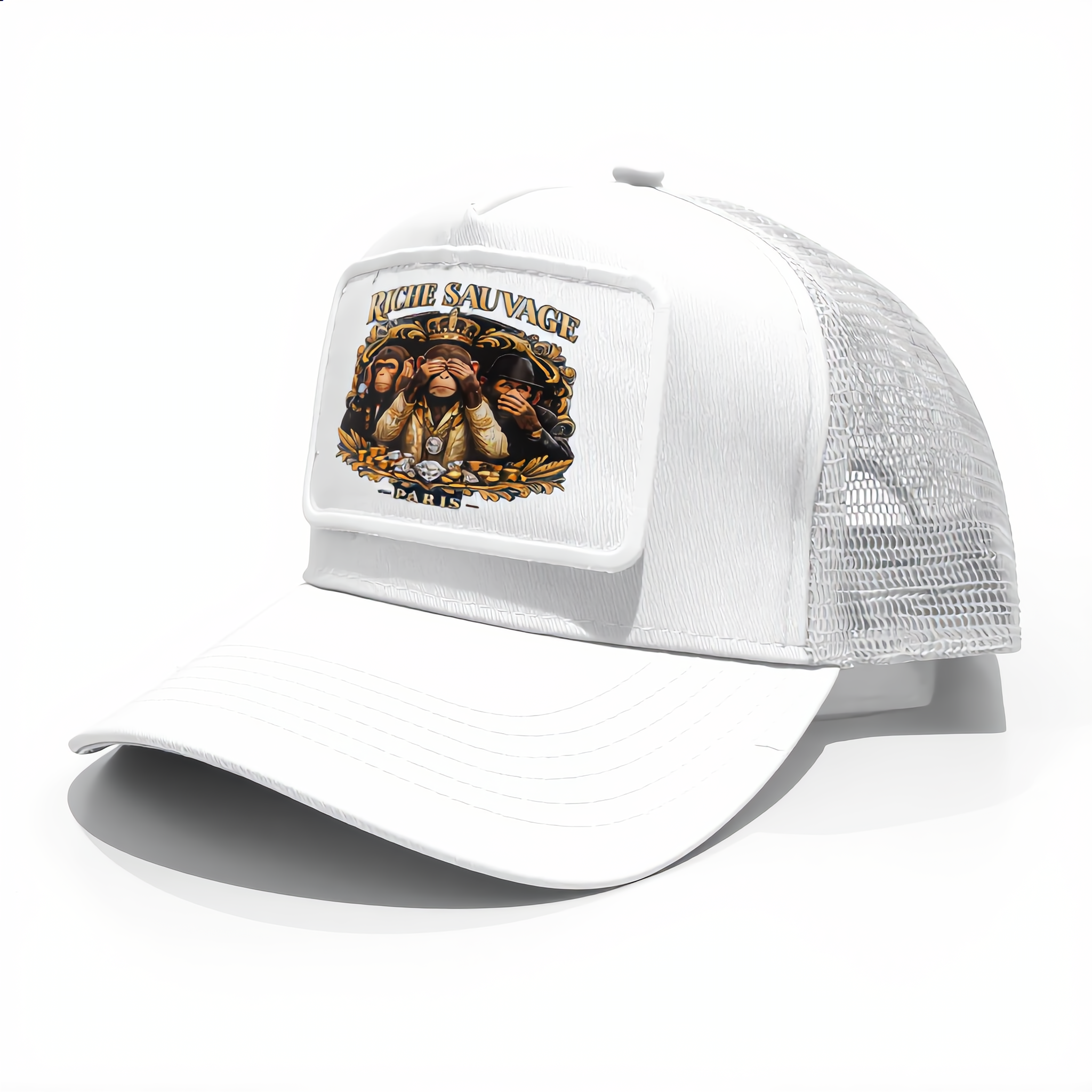 Riche Sauvage Paris – Instinct Cap – blanc